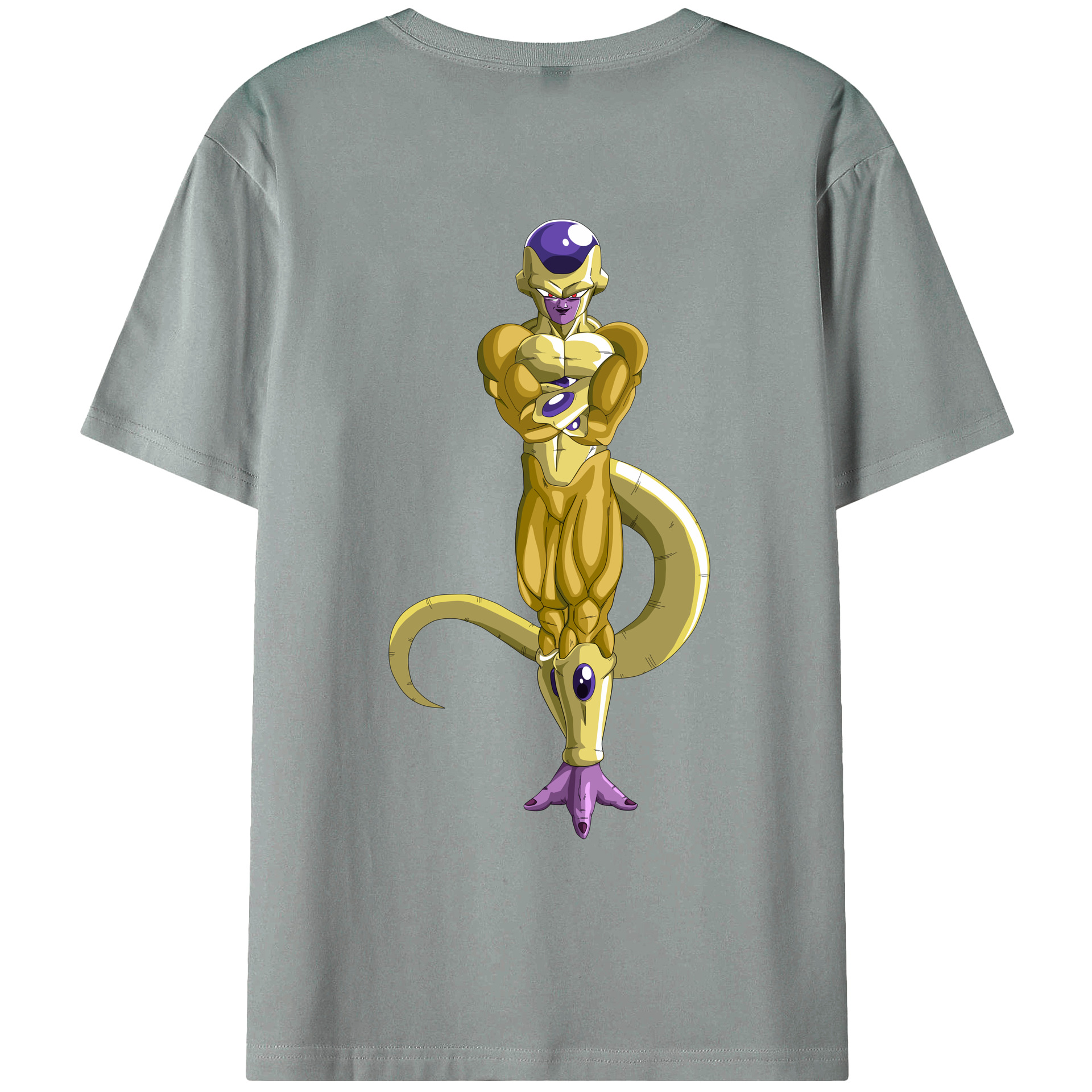 （画像用） ドラゴンボール フリーザ DRAGON BALL Frieza 綿100％ メンズ半袖Tシャツ（バックプリント） 通気性